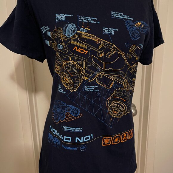 Loot Crate Mass Effect Nomad ND1 Graphic Tee – Women's Size 2XL - Picture 2 of 5